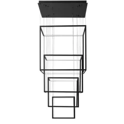 Sklep Kaja Ogromna lampa wisząca czarna LED AZ3139 OPERA | Kaja Oświetlenie czarny Shop