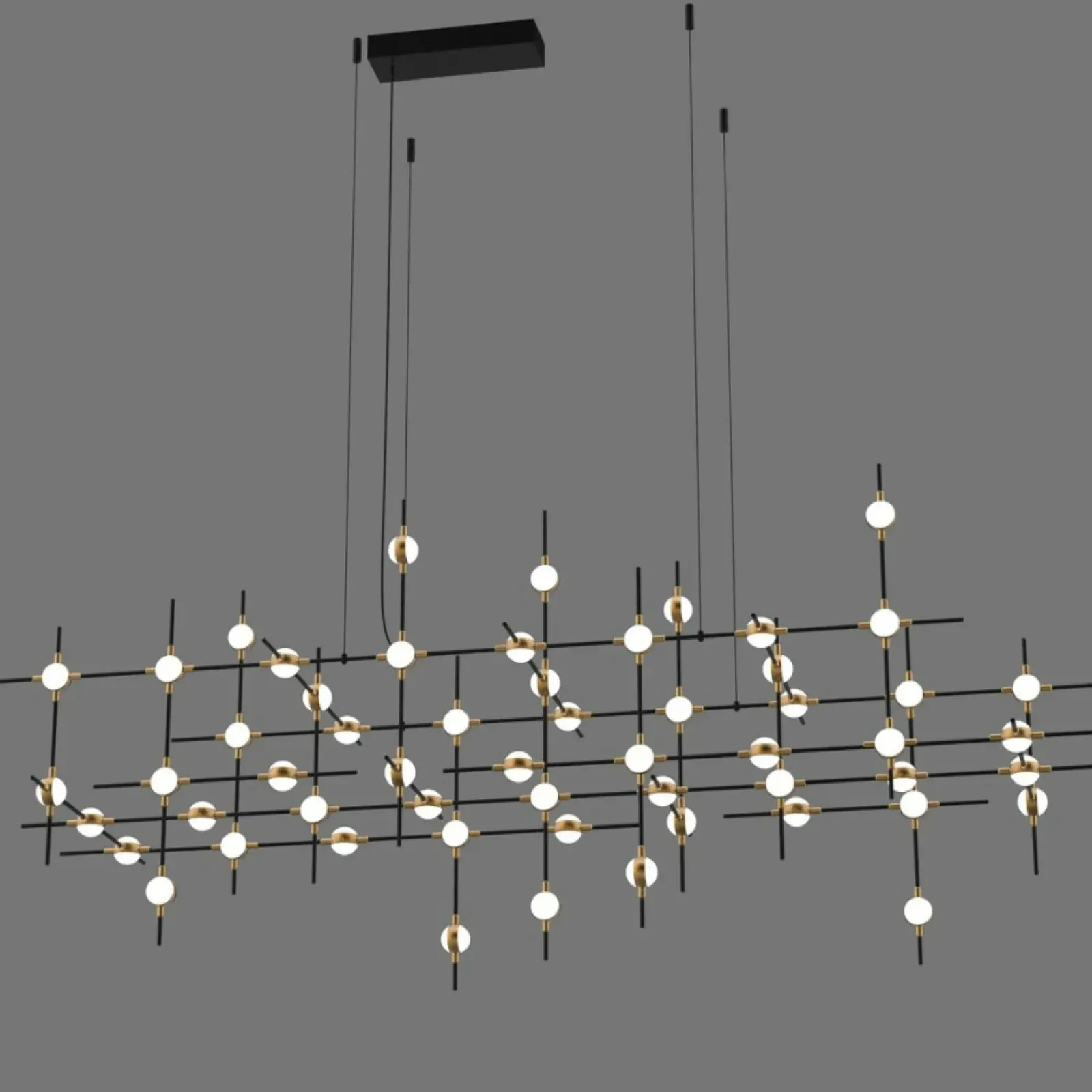 Sklep Kaja Ogromna lampa wisząca MD18001067-55A BG PROVENZA | Kaja Oświetlenie Best Sale