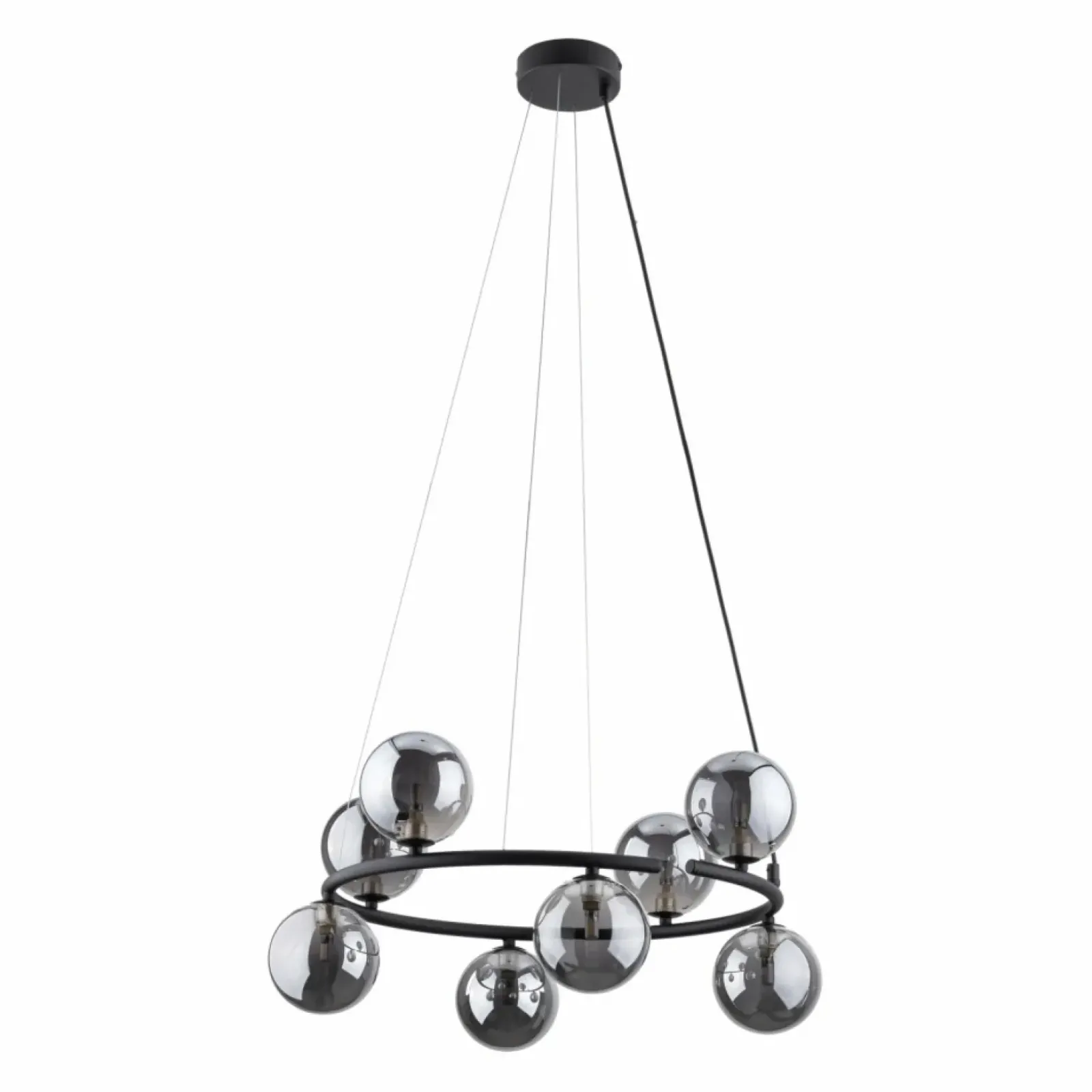 Sklep Kaja Okazała, czarna lampa wisząca do salonu TK 6844 ANABELLE | Kaja Store