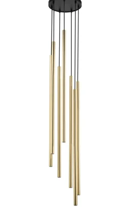 Sklep Kaja Okazała, czarno-złota lampa na schody SIG 40750 SOPEL LUX | Kaja Best Sale