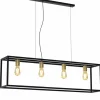 Sklep Kaja Okazała, geometryczna lampa nad stół LX 4417 FRAME | Kaja Oświetlenie Cheap