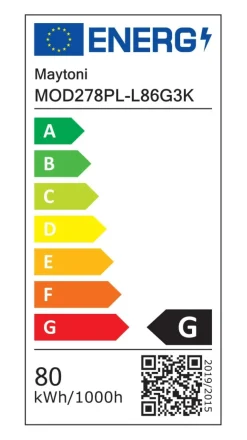 Sklep Kaja Okazała i dekoracyjna lampa wisząca MOD278PL-L86G3K z serii RADIANCE Clearance