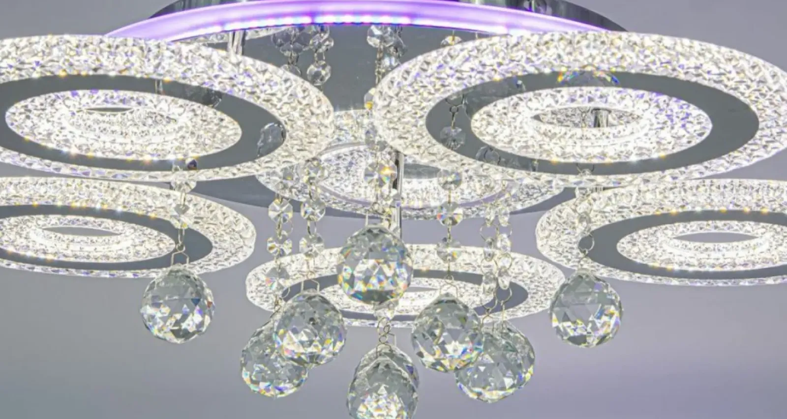 Sklep Kaja Okazała lampa sufitowa, LED o mocy 133W DRS2210/5 8C z serii MARBELLA chrom Hot