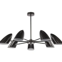 Sklep Kaja Okazała lampa sufitowa w m kolorze MOD033PL-07B z serii AIDA czarny Outlet
