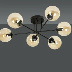 Sklep Kaja Okazała lampa sufitowa z mi kloszami833/6B | Kaja Oświetlenie miodowy Shop