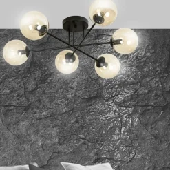 Sklep Kaja Okazała lampa sufitowa z mi kloszami833/6B | Kaja Oświetlenie miodowy Shop