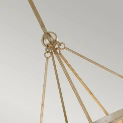 Sklep Kaja Okazała lampa wisząca do jadalni FE-ARABESQUE4 z serii ARABESQUE patynowanepłatkisrebra Sale