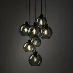 Sklep Kaja Okazała lampa wisząca do salonu TK 10207 CUBUS GRAPHITE | Kaja Cheap