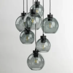 Sklep Kaja Okazała lampa wisząca do salonu TK 10207 CUBUS GRAPHITE | Kaja Cheap