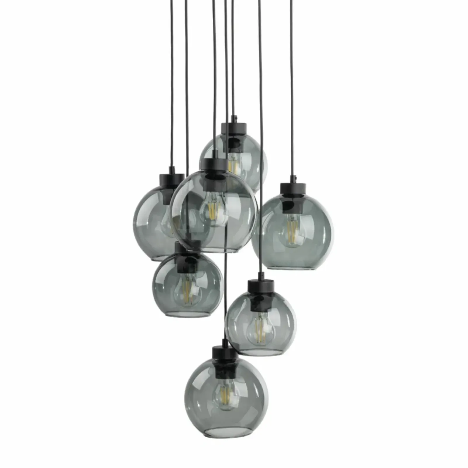 Sklep Kaja Okazała lampa wisząca do salonu TK 10207 CUBUS GRAPHITE | Kaja Cheap