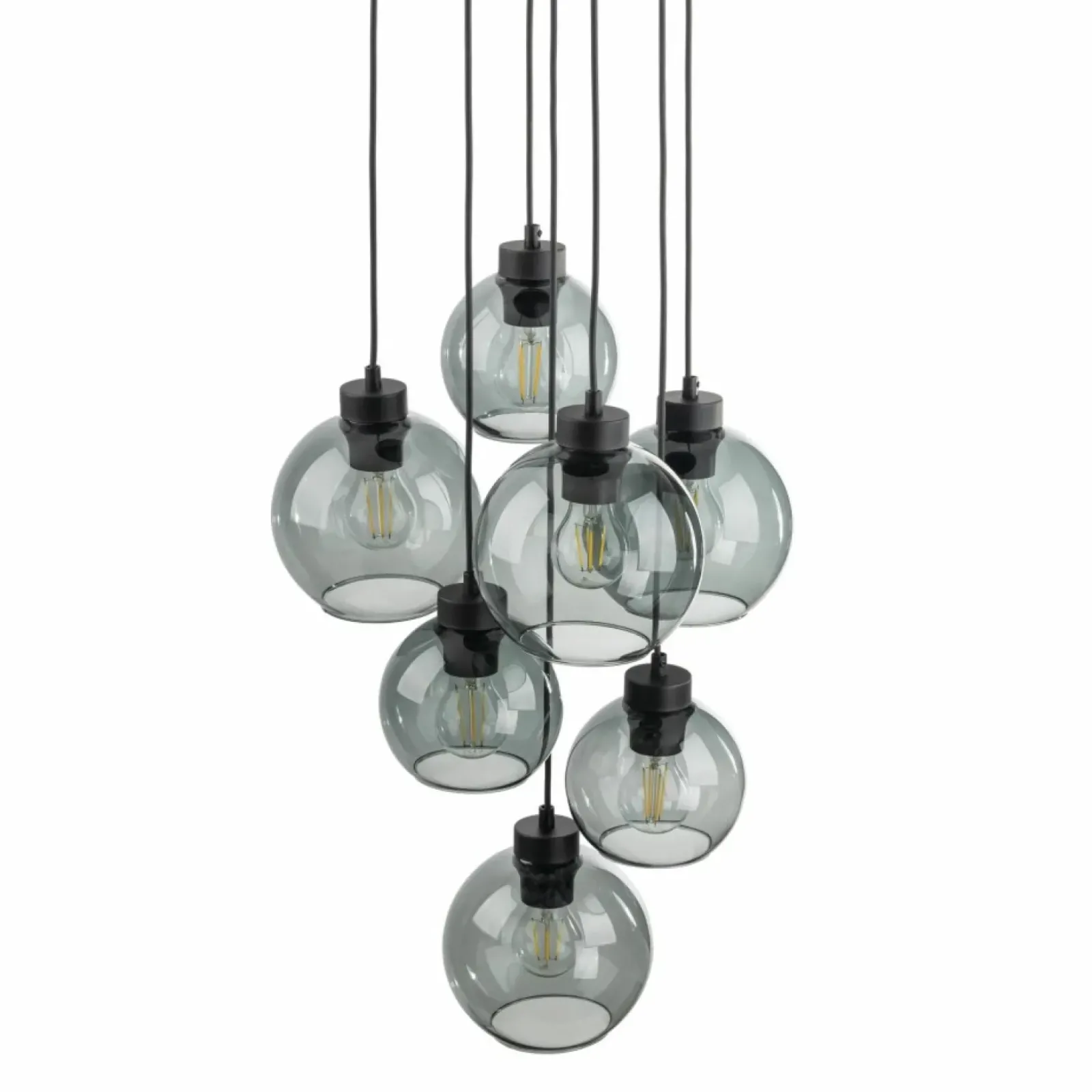 Sklep Kaja Okazała lampa wisząca do salonu TK 10207 CUBUS GRAPHITE | Kaja Cheap
