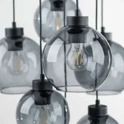 Sklep Kaja Okazała lampa wisząca do salonu TK 10207 CUBUS GRAPHITE | Kaja Cheap