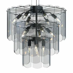 Sklep Kaja Okazała lampa wisząca do stylowego salonu MD3523-14L-EBCN NIRA | Kaja Shop