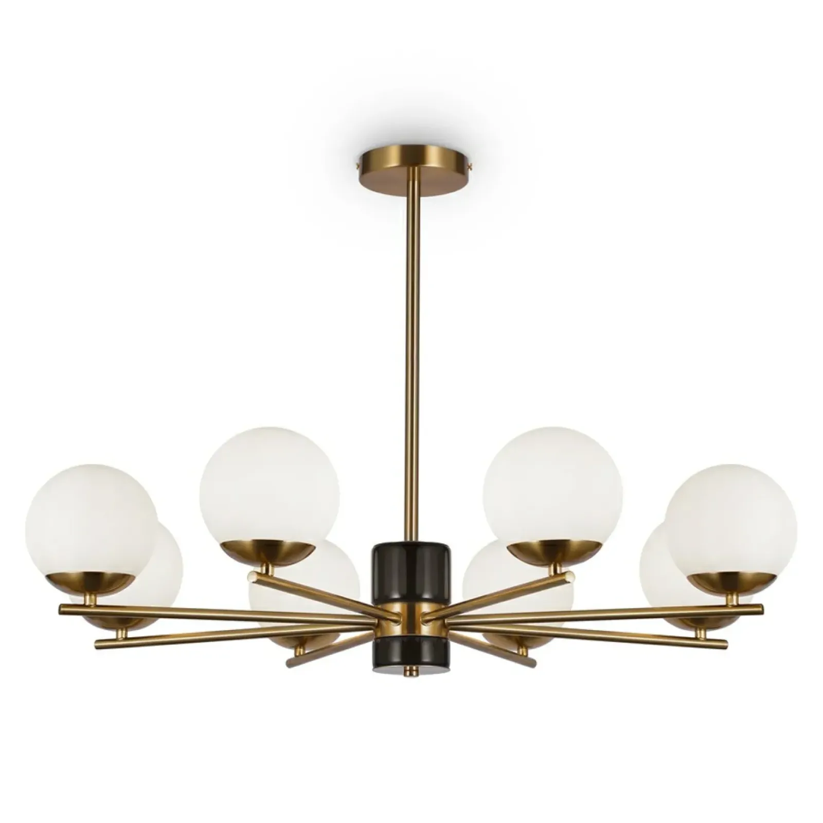Sklep Kaja Okazała lampa wisząca, żyrandol MOD187PL-08BS z serii MARBLE | Kaja Online