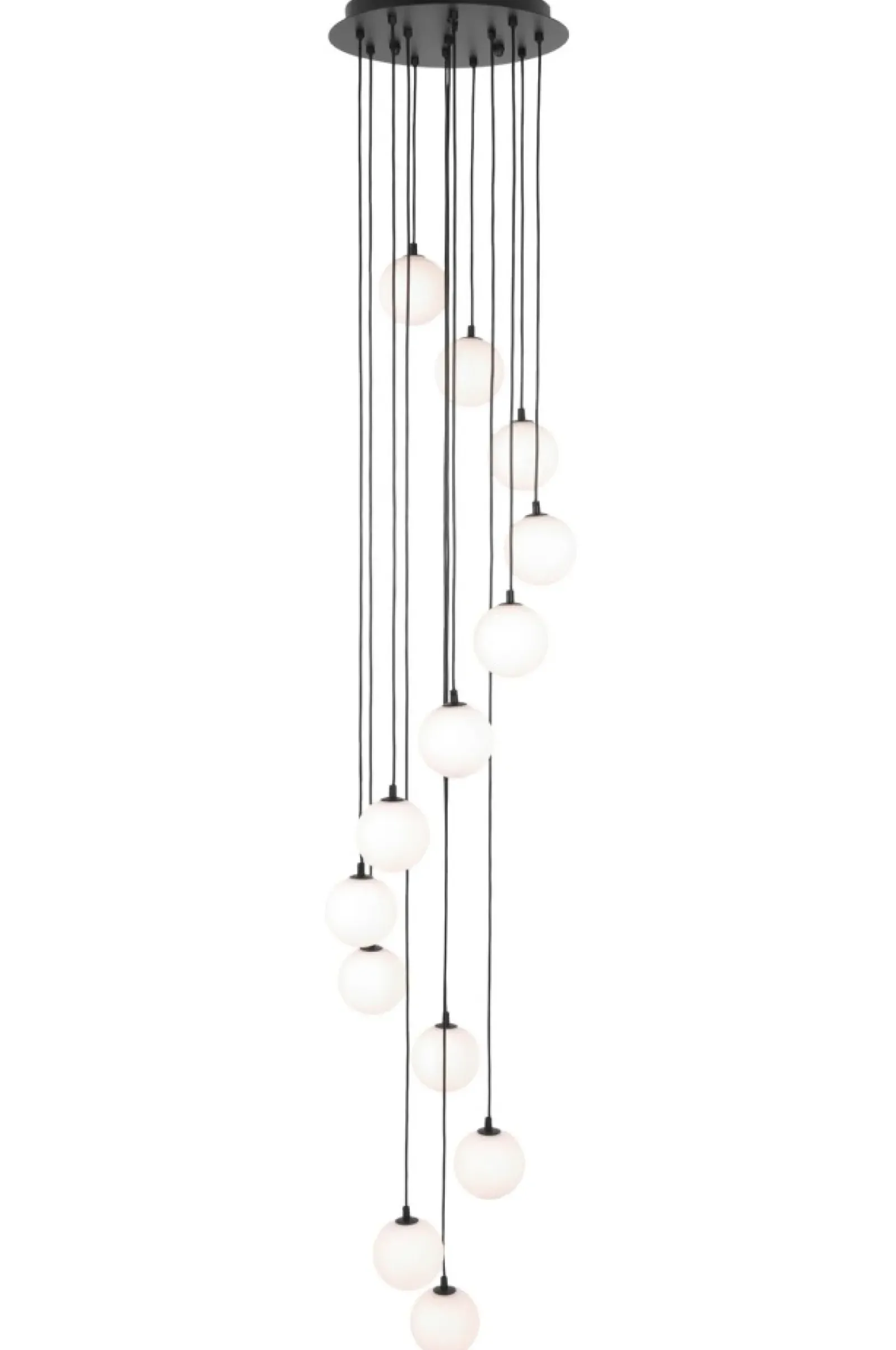Sklep Kaja Okazała lampa wisząca z 13 kloszami, do salonu KP-29 z serii ASPEN Discount