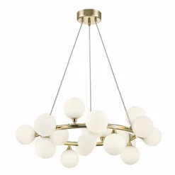 Sklep Kaja Okazała lampa wisząca z 20 kloszami P0462-20C-F7AA BOBO | Kaja Best