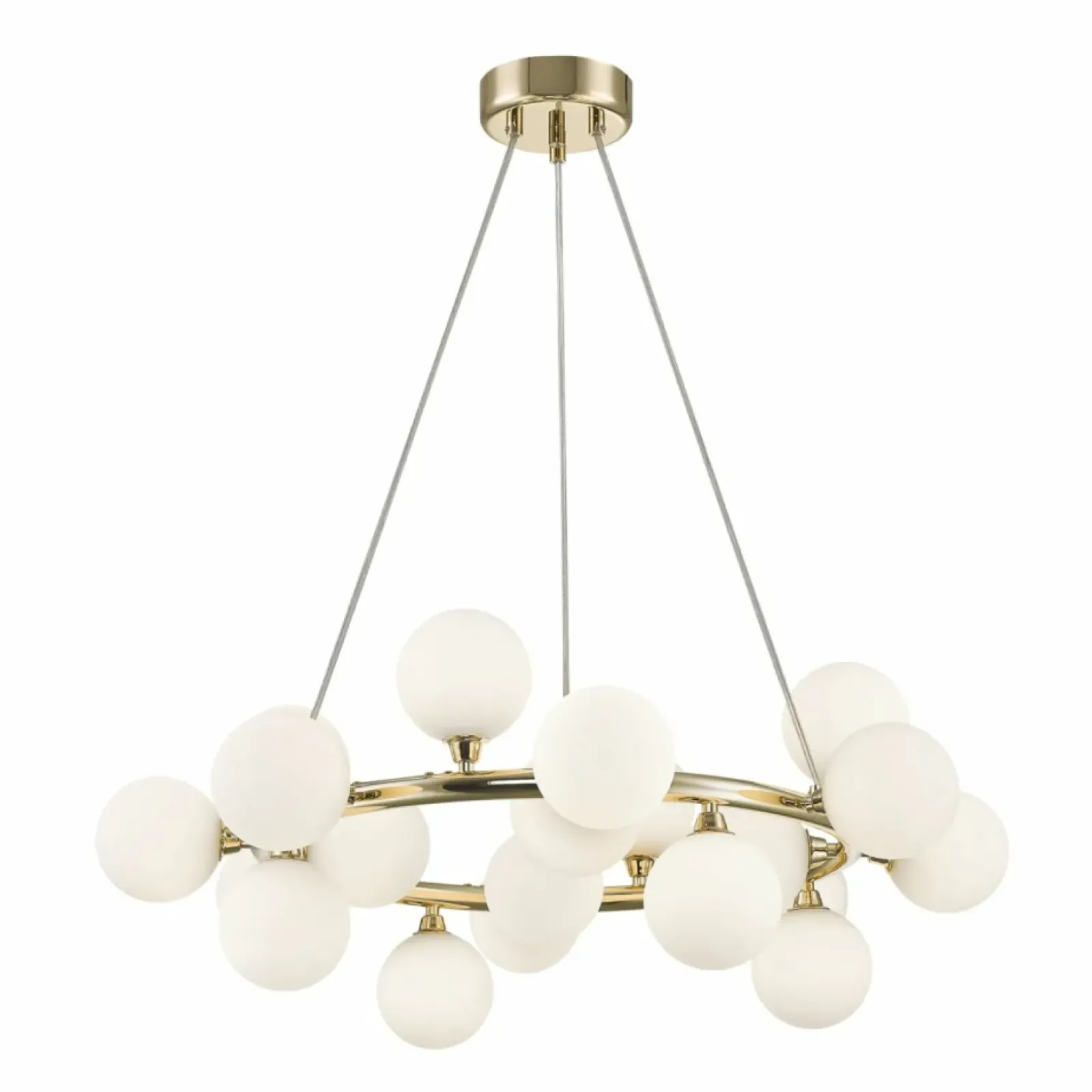 Sklep Kaja Okazała lampa wisząca z 20 kloszami P0462-20C-F7AA BOBO | Kaja Best