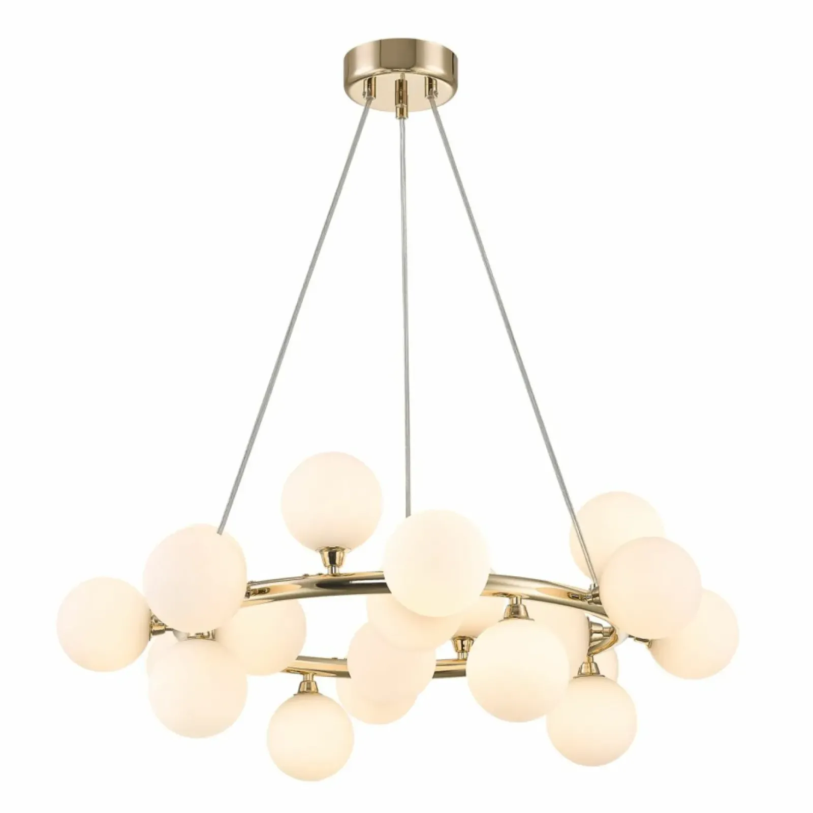 Sklep Kaja Okazała lampa wisząca z 20 kloszami P0462-20C-F7AA BOBO | Kaja Best