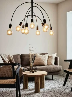Sklep Kaja Okazała lampa wisząca z odsłoniętymi żarówkami 108288 | Kaja Best Sale