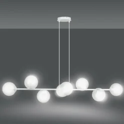 Sklep Kaja Okazała lampa wisząca z przezroczystymi kloszami 877/8 | Kaja Outlet