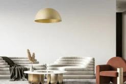 Sklep Kaja Okazała lampa wisząca ze złotym kloszem SIG 32293 z serii SFERA 50 ZŁ Flash Sale