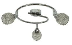 Sklep Kaja Okrągła, owana lampa sufitowa 98-06899 CLEAR | Kaja Oświetlenie* Randole Tradycyjne