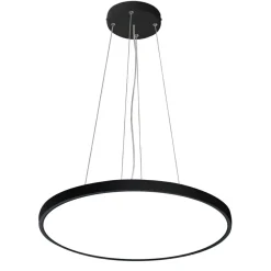 Sklep Kaja Okrągła, czarna lampa wisząca ⌀40 PND-72836-400R-32W-BL ALATA | Kaja Discount
