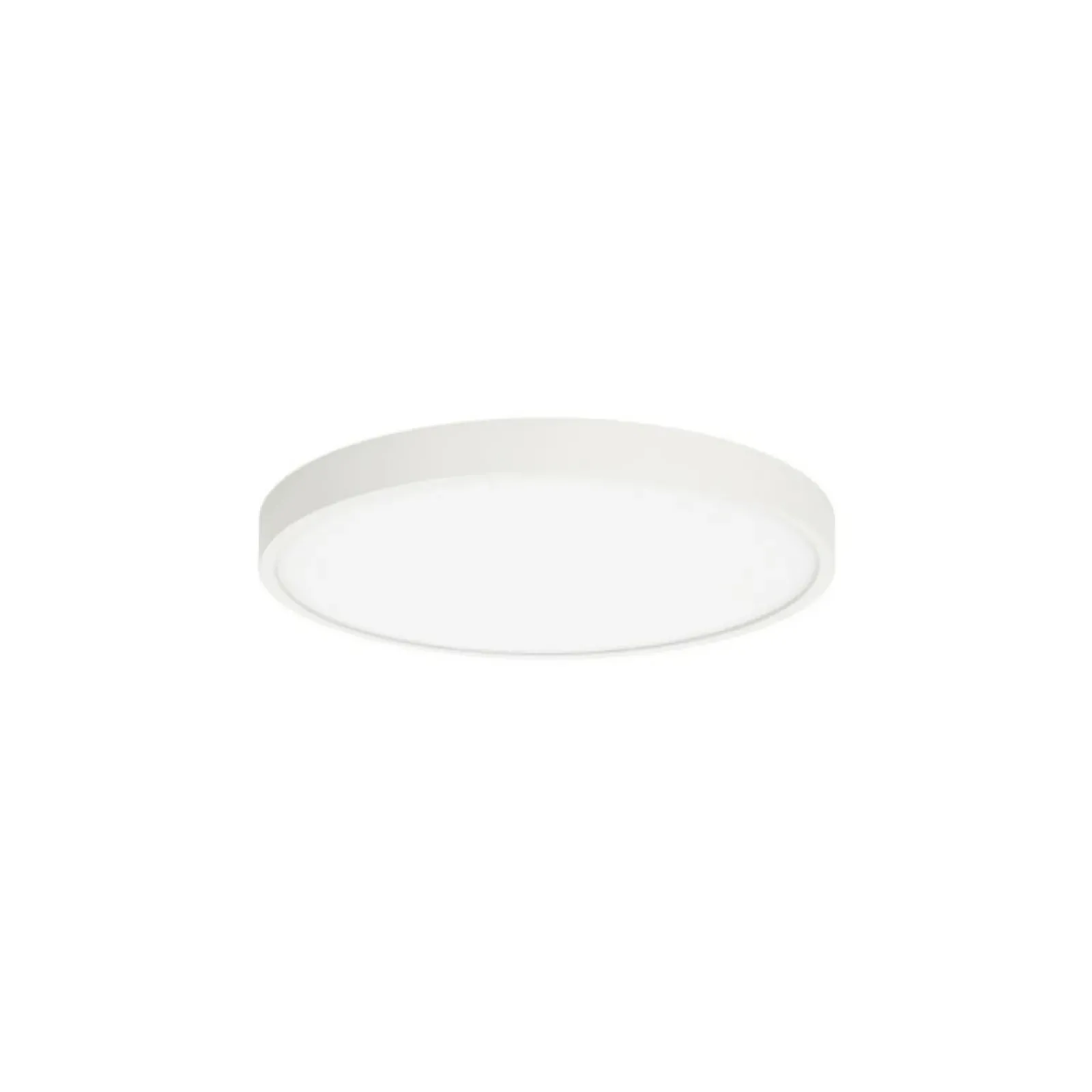 Sklep Kaja Okrągła lampa LED ⌀28cm 3000K PLF-75689-WH-3K z serii RIBERIO | Kaja* Lampy Led|Plafony Nowoczesne