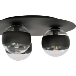 Sklep Kaja Okrągła lampa sufitowa, plafon z 3 kloszami 1129/3 SOLAR | Kaja Best