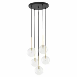 Sklep Kaja Okrągła lampa wisząca z kulistymi kloszami TK 5943 NILOS | Kaja Shop