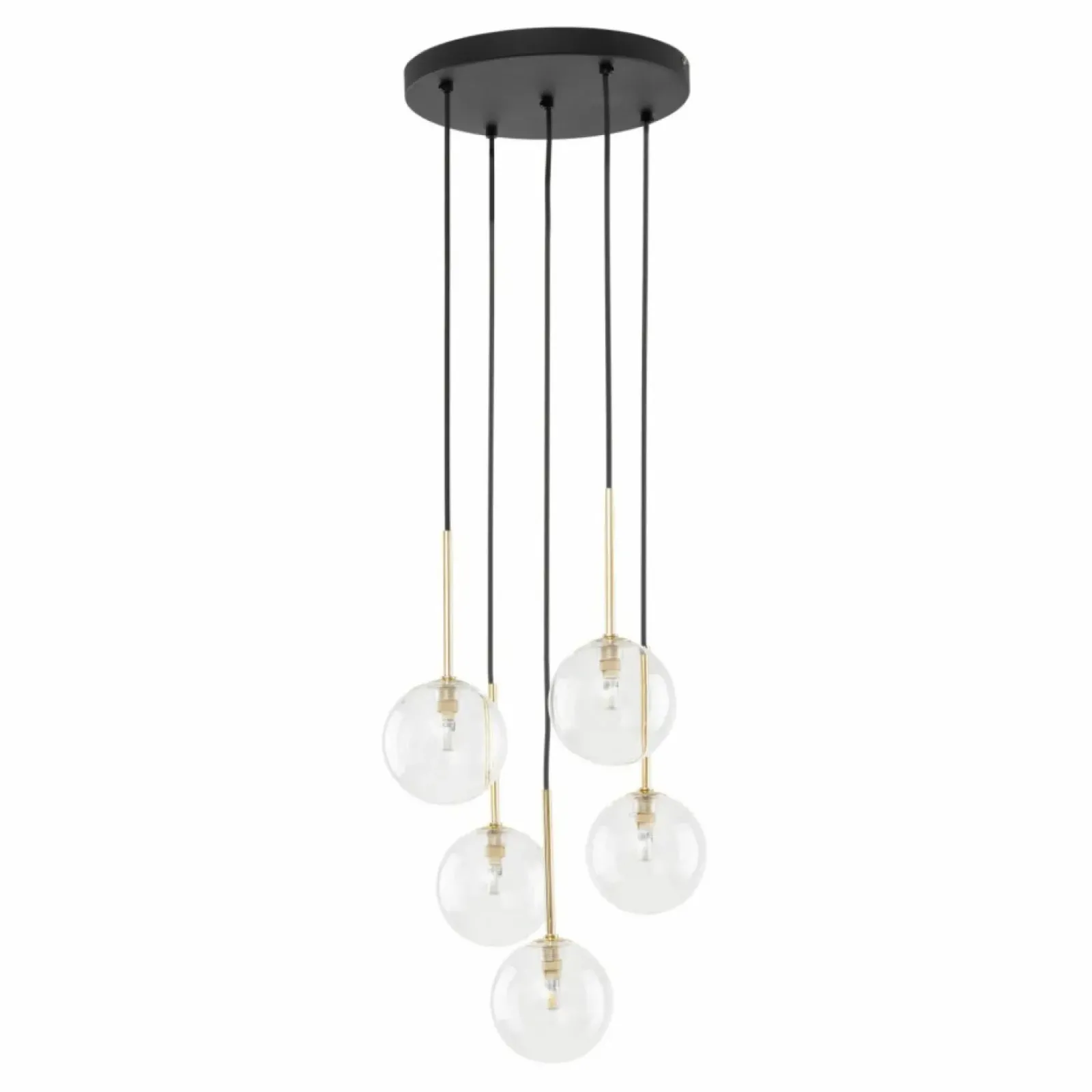 Sklep Kaja Okrągła lampa wisząca z kulistymi kloszami TK 5943 NILOS | Kaja Shop