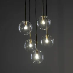 Sklep Kaja Okrągła lampa wisząca z kulistymi kloszami TK 5943 NILOS | Kaja Shop