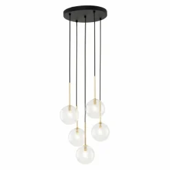Sklep Kaja Okrągła lampa wisząca z kulistymi kloszami TK 5943 NILOS | Kaja Shop