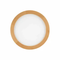 Sklep Kaja Okrągła, ledowa lampa sufitowa z drewna TK 18004 AQUA WOOD BUK | Kaja* Lampy Do Łazienki|Plafony Klasyczne