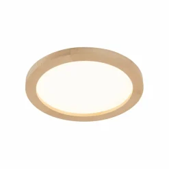 Sklep Kaja Okrągła, ledowa lampa sufitowa z drewna TK 18004 AQUA WOOD BUK | Kaja* Lampy Do Łazienki|Plafony Klasyczne
