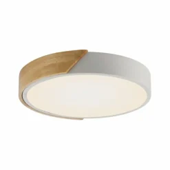 Sklep Kaja Okrągła, ledowa lampa sufitowa w stylu boho ZM 14288-16 BILA | Kaja* Lampy Led|Plafony Nowoczesne