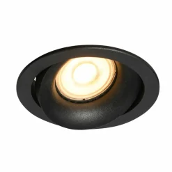 Sklep Kaja Okrągła, ruchoma lampa wpustowa oczko DL-26260-GU10-BK OKER | Kaja* Oprawy Podtynkowe