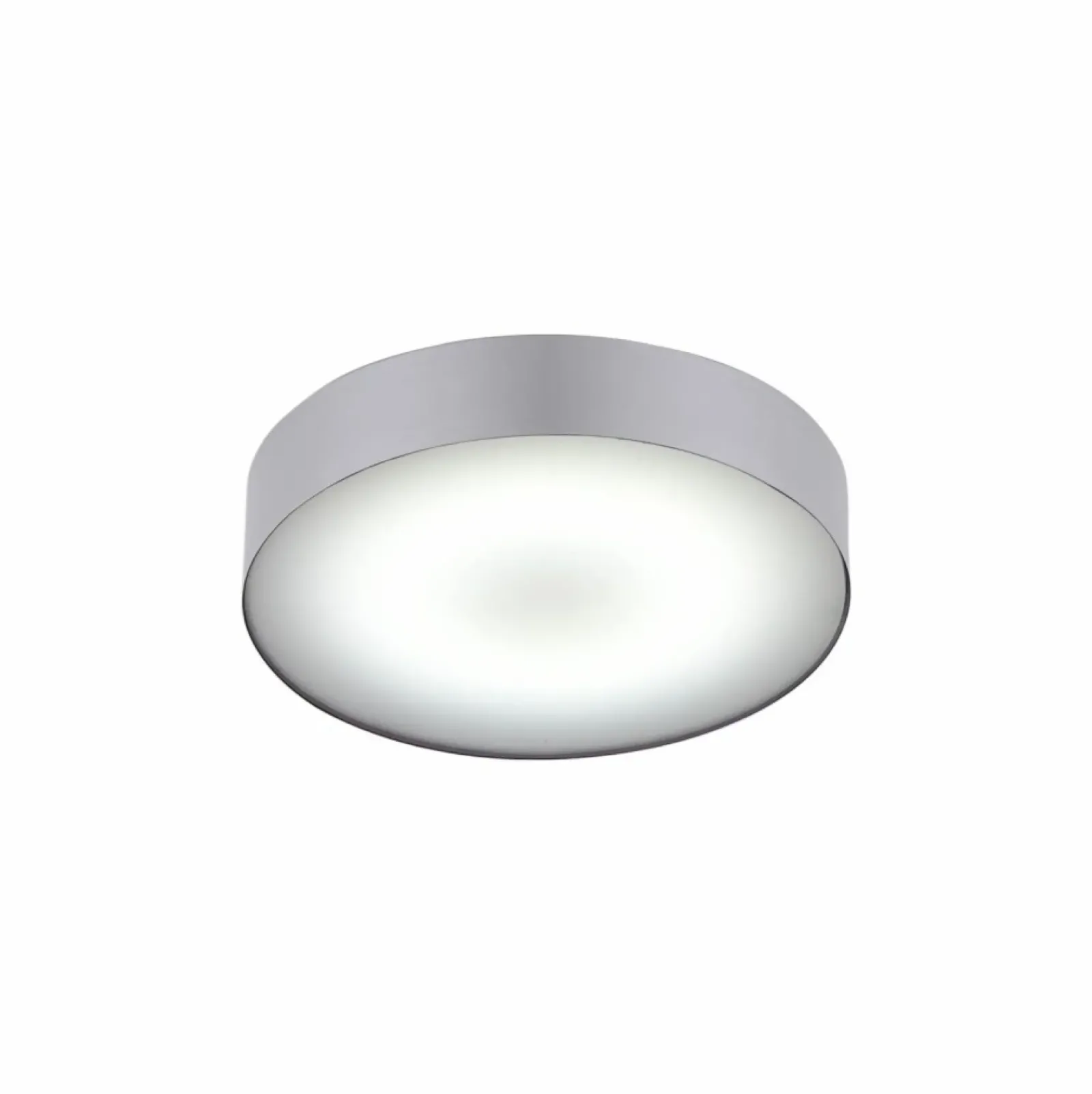 Sklep Kaja Okrągła, srebrna lampa sufitowa ⌀40,5cm LED 20W 10183 ARENA | Kaja* Lampy Led|Plafony Klasyczne