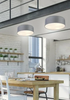 Sklep Kaja Okrągła, zabudowa lampa sufitowa ⌀40cm 31-64684 KIOTO | Kaja jasnoszary Outlet
