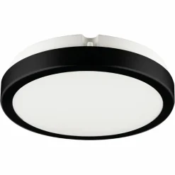 Sklep Kaja Okrągły, czarny, hermetyczny plafon LED ⌀18cm EKP0469 VERA | Kaja* Plafony Zewnętrzne|Plafony Klasyczne