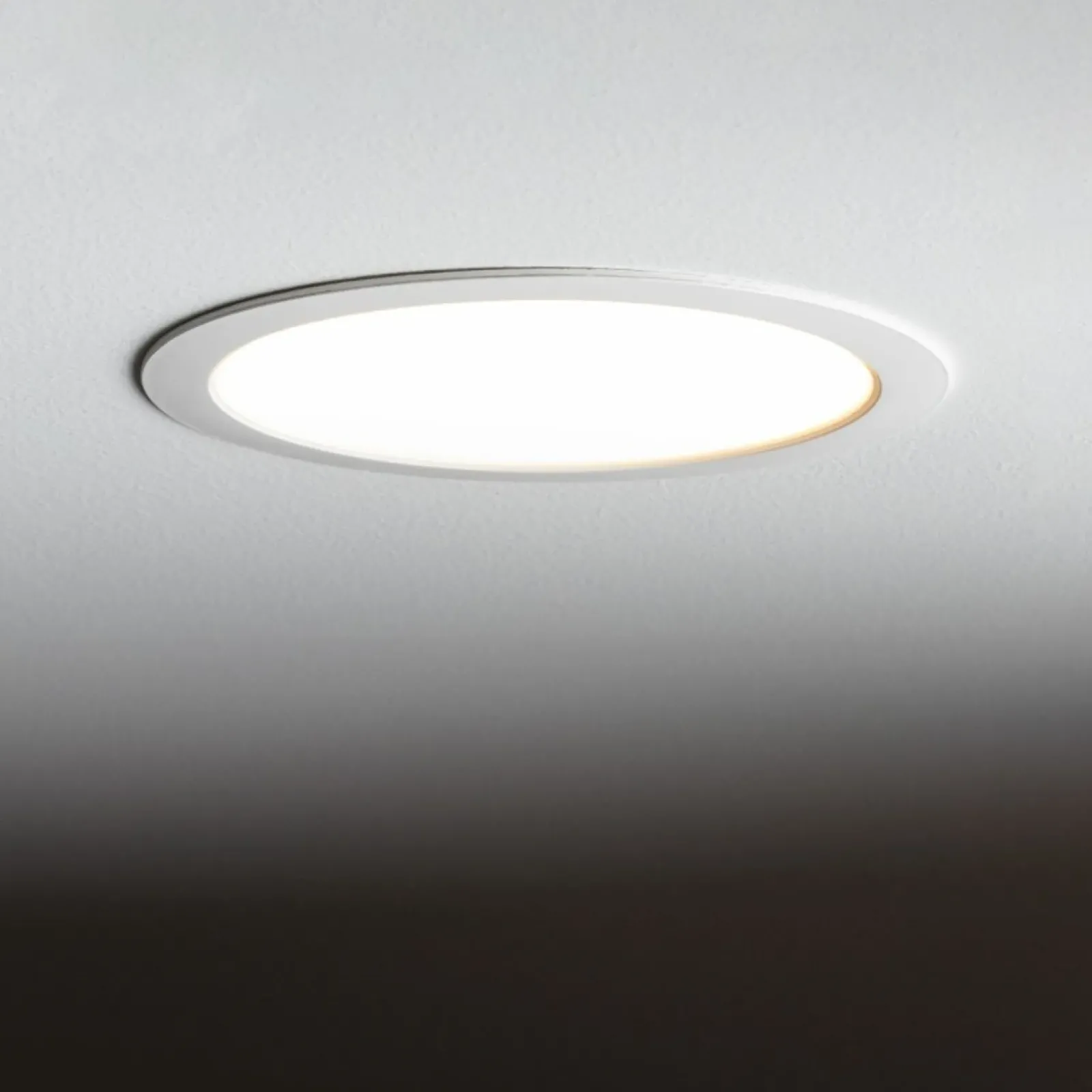 Sklep Kaja Okrągły plafon LED podtynkowy ⌀17cm 3000K 10540 MYKONOS LED | Kaja* Lampy Led|Oprawy Podtynkowe