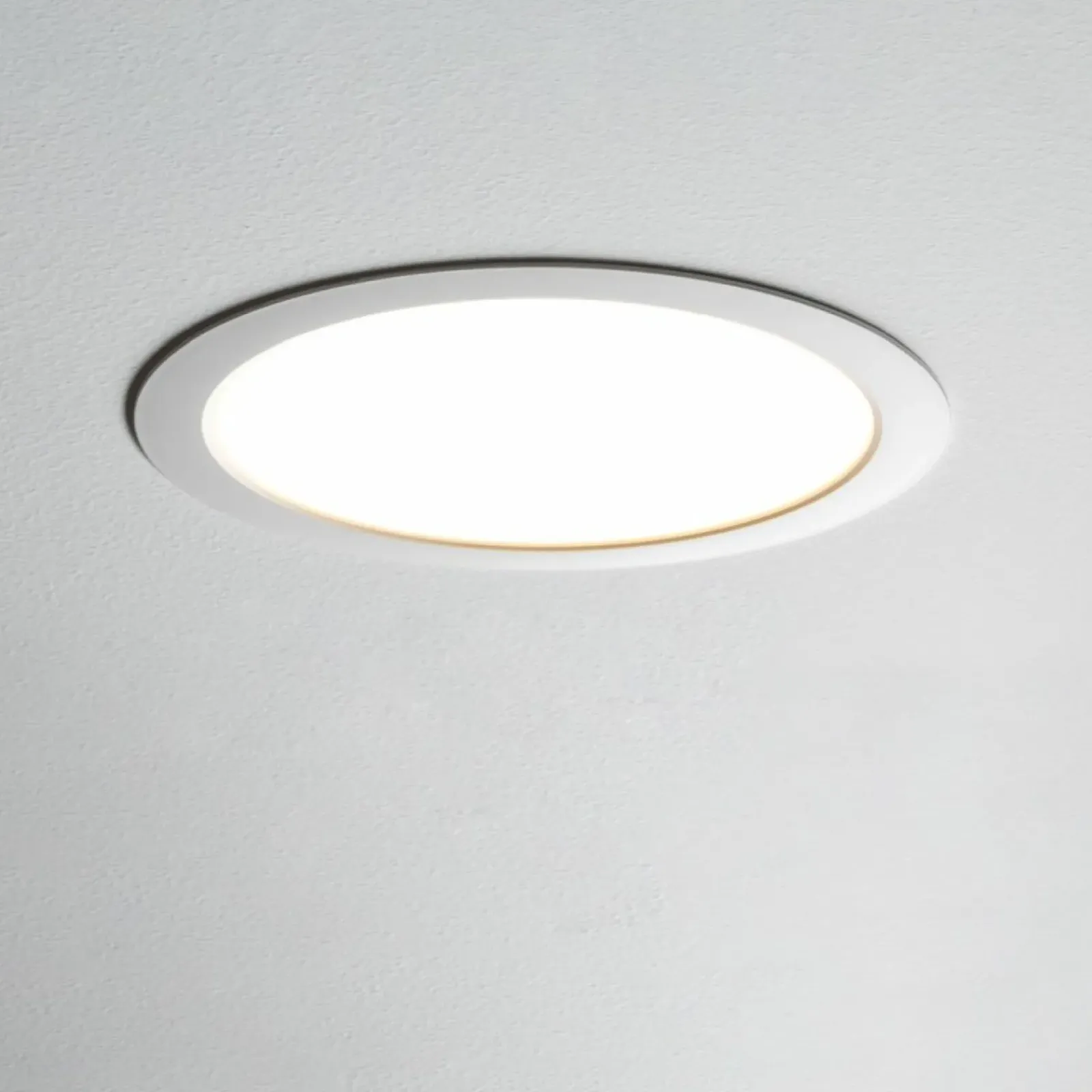 Sklep Kaja Okrągły plafon LED podtynkowy ⌀17cm 3000K 10540 MYKONOS LED | Kaja* Lampy Led|Oprawy Podtynkowe