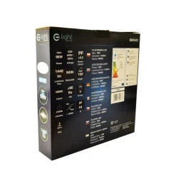 Sklep Kaja Okrągły plafon LED, srebrna ramka 4000K ⌀33cm ML4267 BRAVO | Kaja* Lampy Led|Plafony Klasyczne