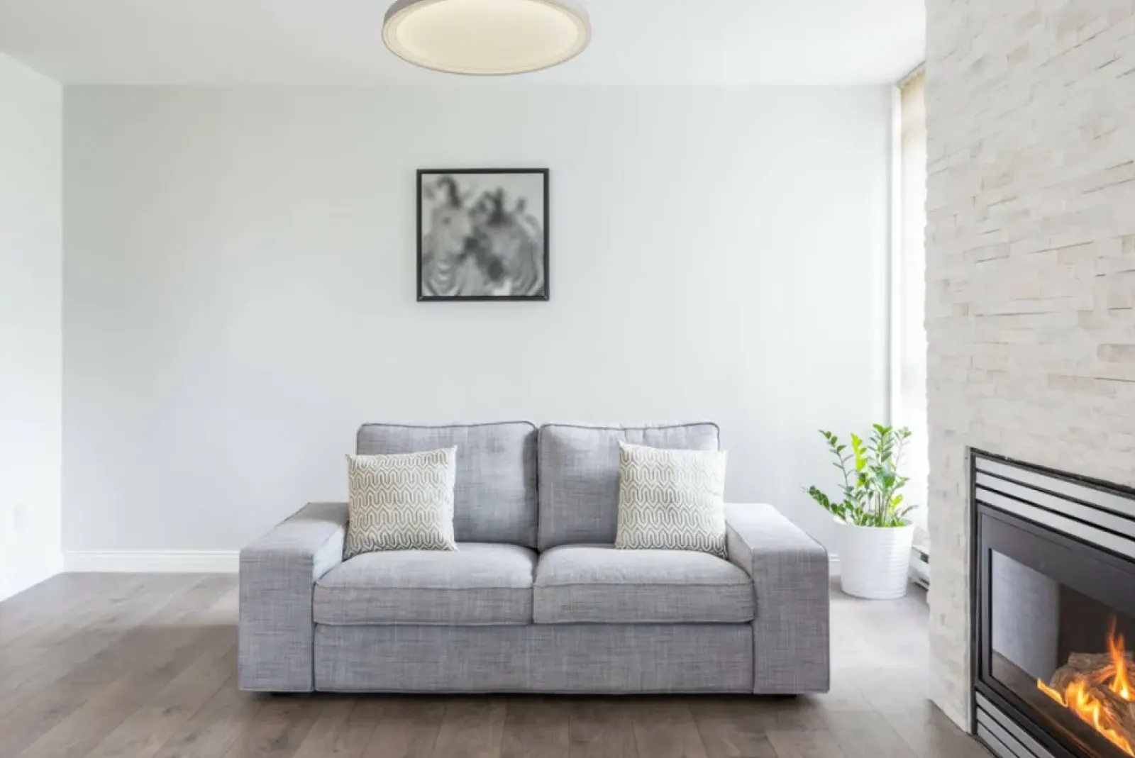 Sklep Kaja Okrągły plafon LED z neutralnym światłem LP-550/1C M 4WH – VEGAS* Lampy Led|Plafony Klasyczne