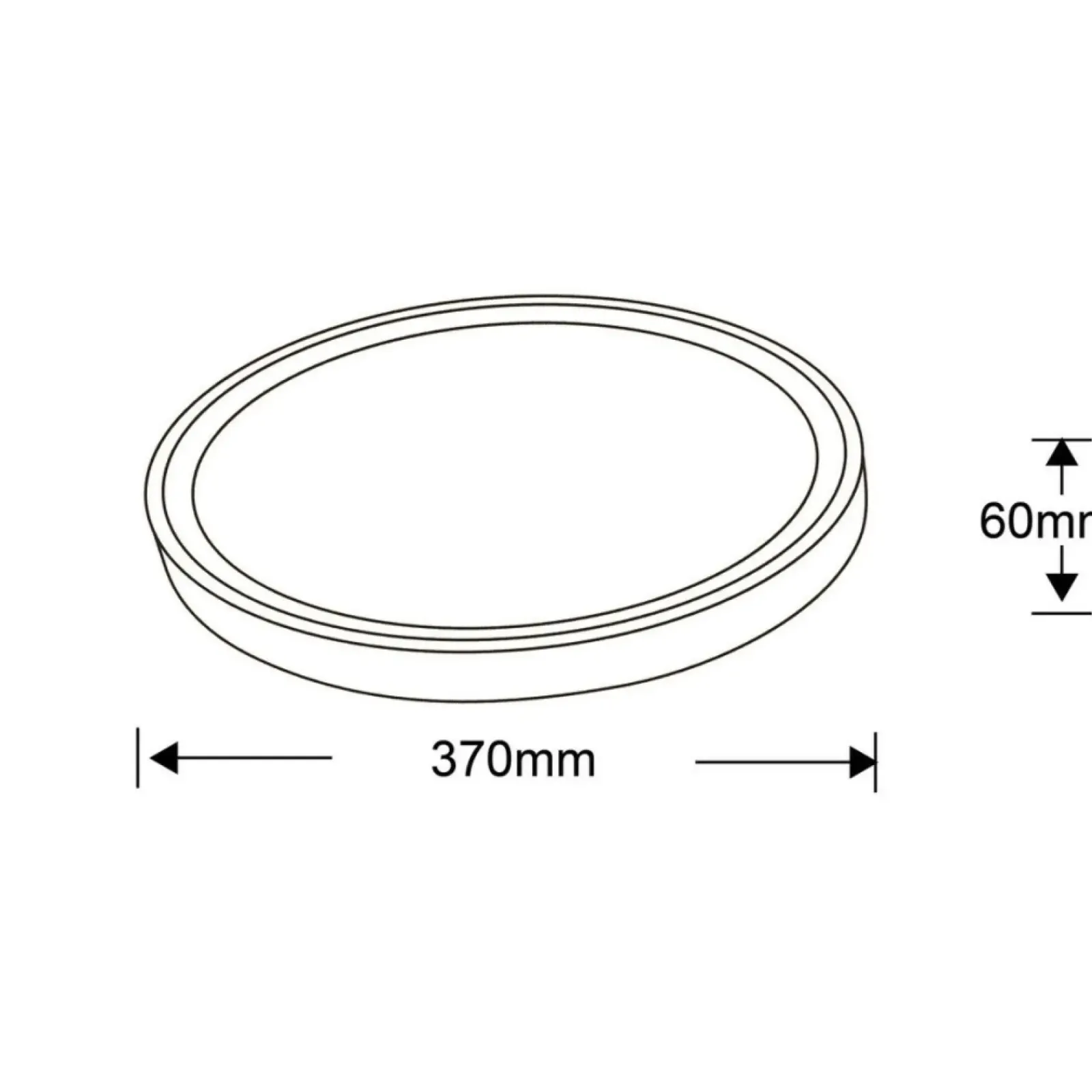 Sklep Kaja Okrągły plafon LED z neutralnym światłem LP-550/1C M 4WH – VEGAS* Lampy Led|Plafony Klasyczne
