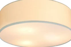 Sklep Kaja Okrągły plafon z beżowym abażurem ⌀30cm 31-64677 KIOTO | Kaja kremowy Clearance