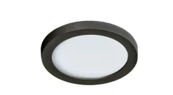 Sklep Kaja Oprawa podtynkowa łazienkowa AZ2835 - Slim 9 Round 4000K IP44 (black)* Lampy Led|Oprawy Podtynkowe