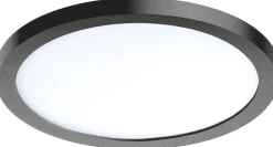 Sklep Kaja Oprawa podtynkowa łazienkowa AZ2840 - Slim 15 Round 3000K IP44 (black)* Oprawy Podtynkowe|Plafony Klasyczne