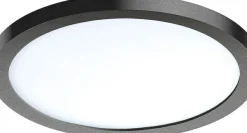 Sklep Kaja Oprawa podtynkowa łazienkowa AZ2843 - Slim 15 Round 4000K IP44 (black)* Oprawy Podtynkowe|Plafony Klasyczne