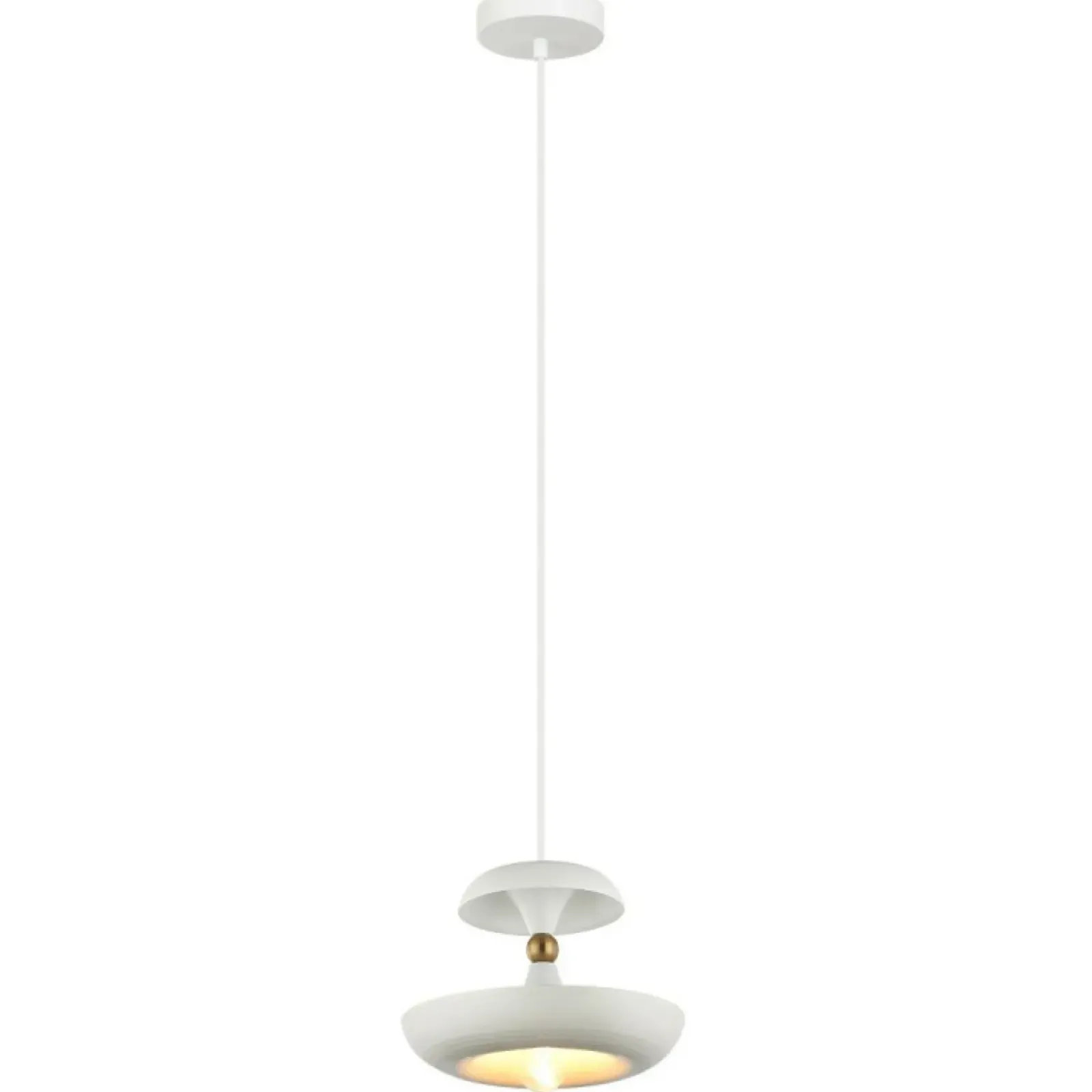Sklep Kaja Ozdobna, biała lampa na regulowanym zwisie PND-73221-1M-WH - MARINA Cheap